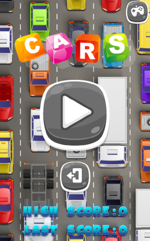 cars game start screen
