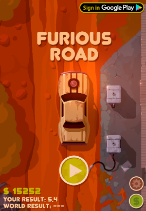 furious road start screen