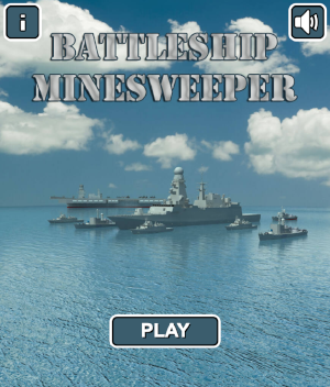 minesweeper start game screen