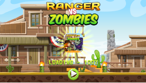 ranger vs zombies start screen