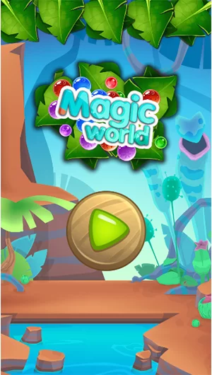 magic world start screen