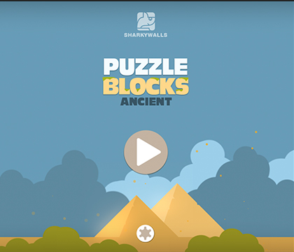 puzzle block ancient start screen