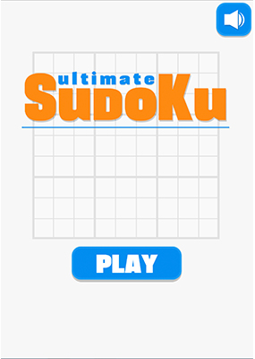 ultimate sudoku start screen