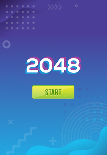 2048 game start screen