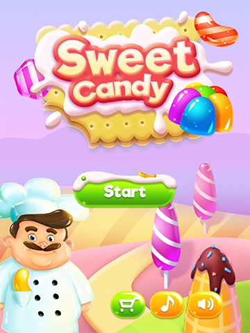 sweet candy start
