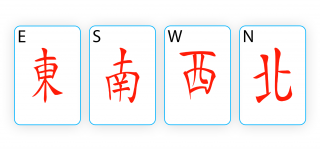 mahjong wind tiles