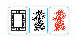 mahjong dragon tiles