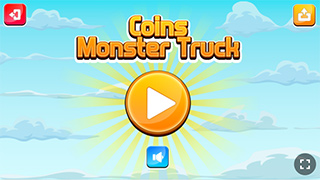 coin monster truck start screen