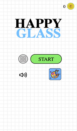 happy glass game start