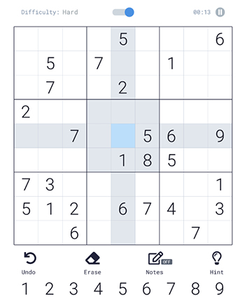 hard sudoku image