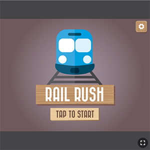 rail rush start screen