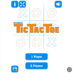 ultimate tic tac toe start screen