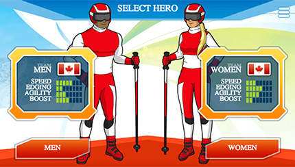 slalom hero selection
