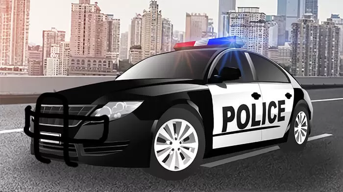 Police Car Drive icon